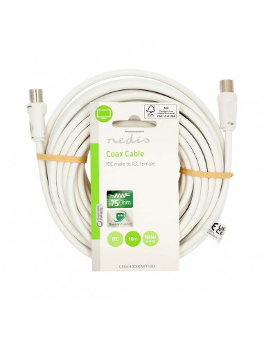 Nedis Cable Coaxial macho-...