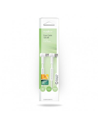 Nedis Cable Coaxial IEC macho| IEC...