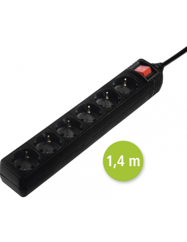 Hama Regleta 6 Tomas + Interruptor...