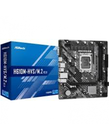ASRock Placa Base LGA1700 H610M-HVS...
