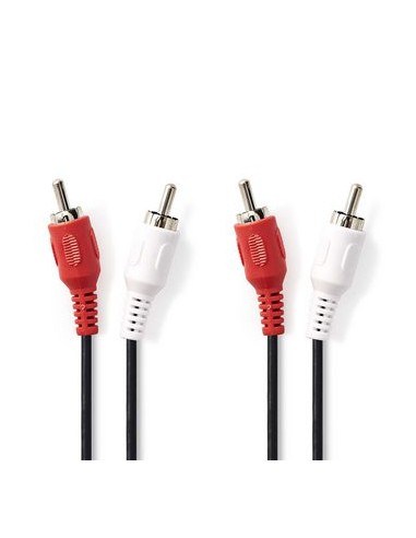 Nedis Cable de audio estéreo | 2x RCA...